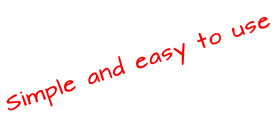 Simple and easy to use